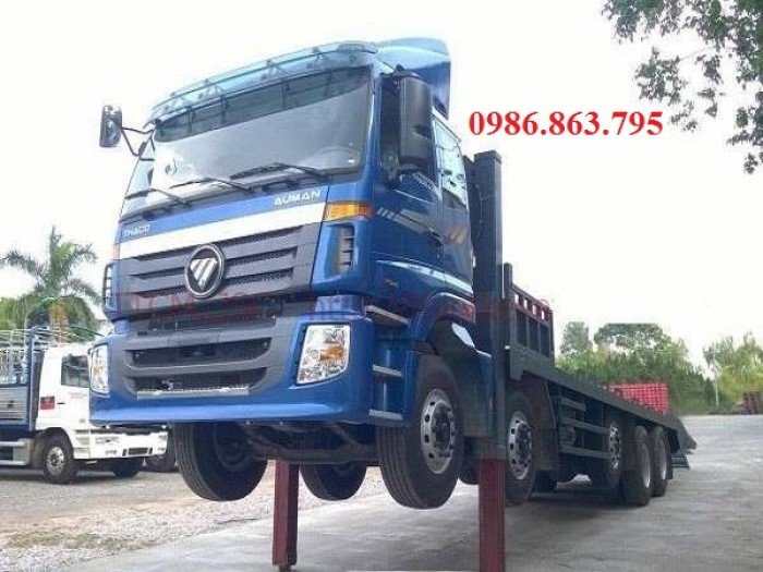 Xe nâng đầu chở máy công trình 5 chân thaco auman