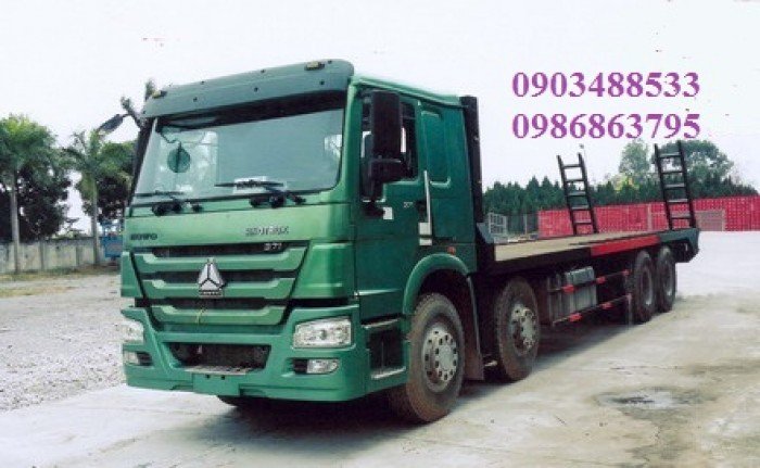 Xe nâng đầu chở máy công trình