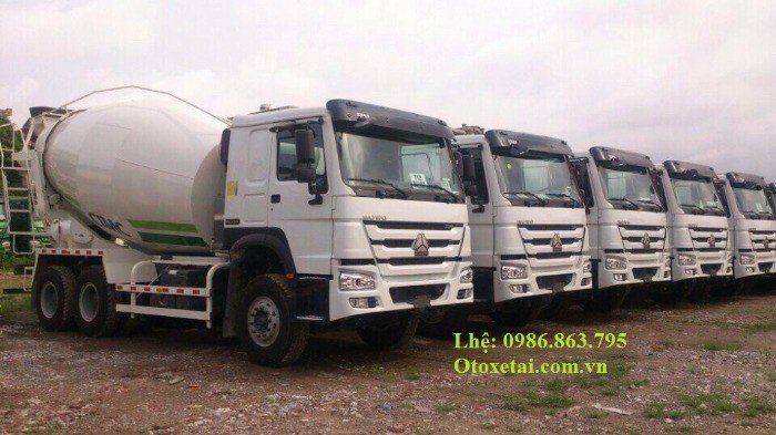 Xe trộn bê tông 10 khối