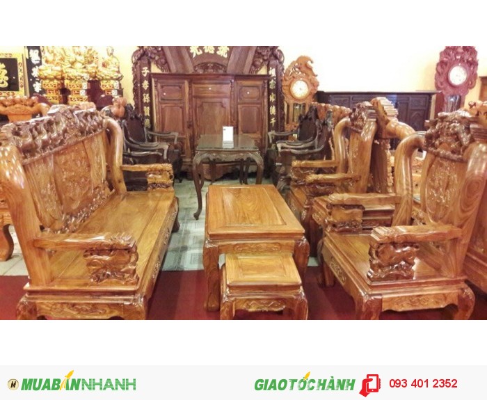 bộ bàn ghế gỗ 6 món