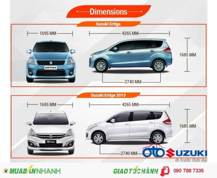 Bán xe du lịch Ertiga Suzuki 1.4l