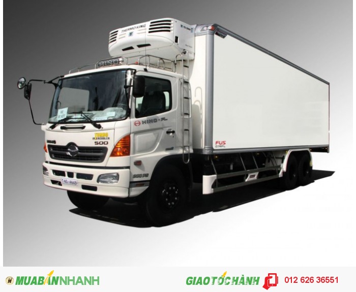 Bán xe tải Hino FL8JTSL đông lạnh giá hấp dẫn, giao xe toàn quốc