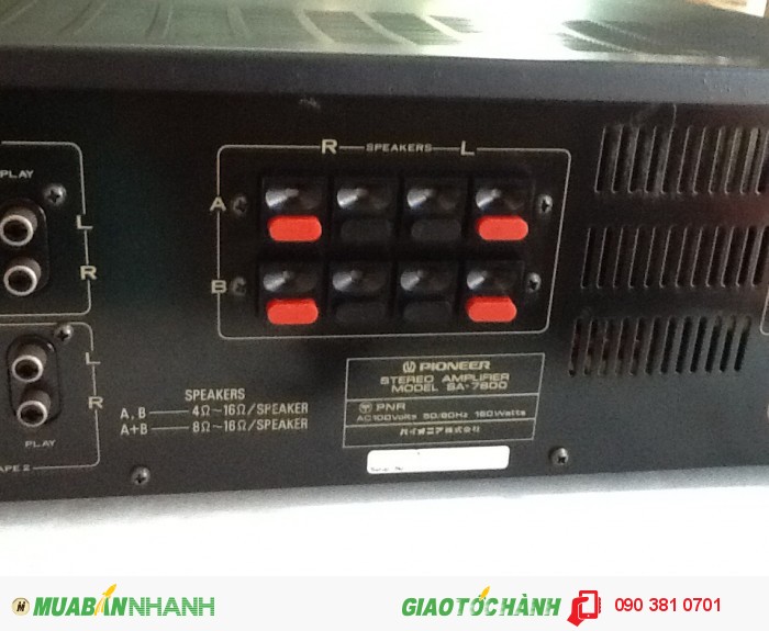 Bán chuyên Ampli pioneer 7800 hàng bãi tuyển chọn về đẹp .