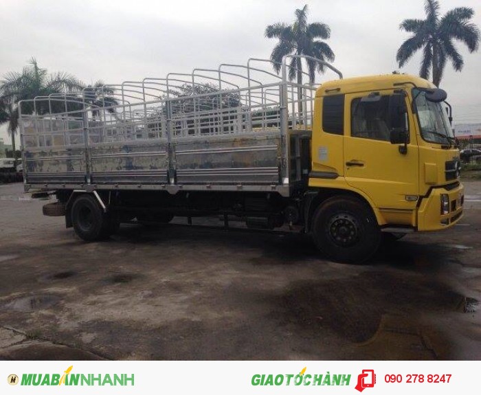 Xe tải dongfeng hoàng huy 8.75 tấn/9.6 tấn chở 11 tấn thùng inox đời mới 2016.