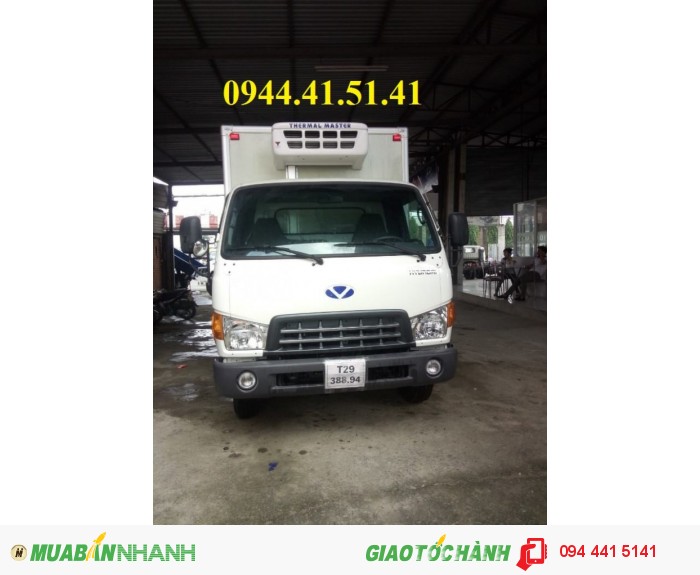 Xe tải thùng đông lạnh HD99 - 5.9 tấn