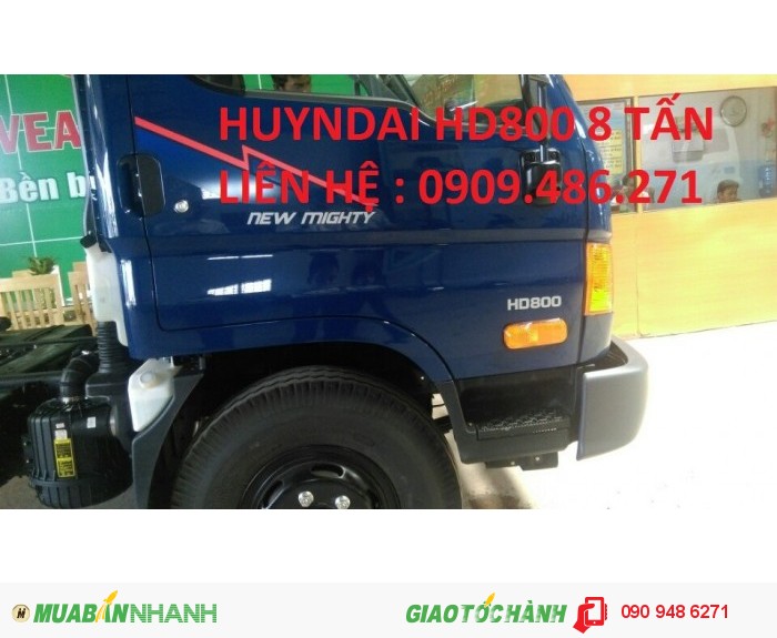 Bán xe tải hyundai hd800 8 tấn giá tốt nhất thị trường thành phố, hỗ trợ ngân hàng