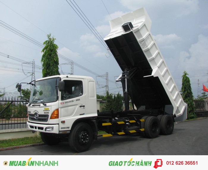 Bán xe tải tự đổ 10m3, 15 tấn -  Hino FM8JNSA giá rẻ cạnh tranh, hỗ trợ cho vay