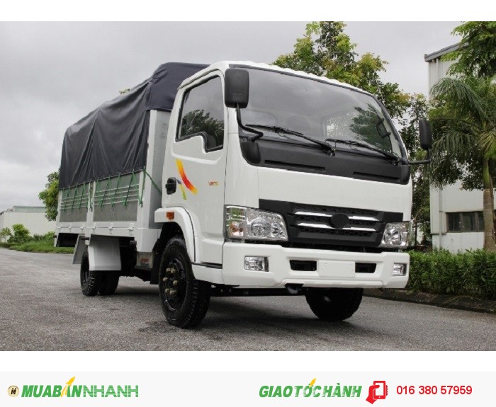 Xe Tải Veam VT200 Thùng Mui Bạt-Xe Có Liền Nha-- Hỗ Trợ Vay-Giá Cạnh Tranh