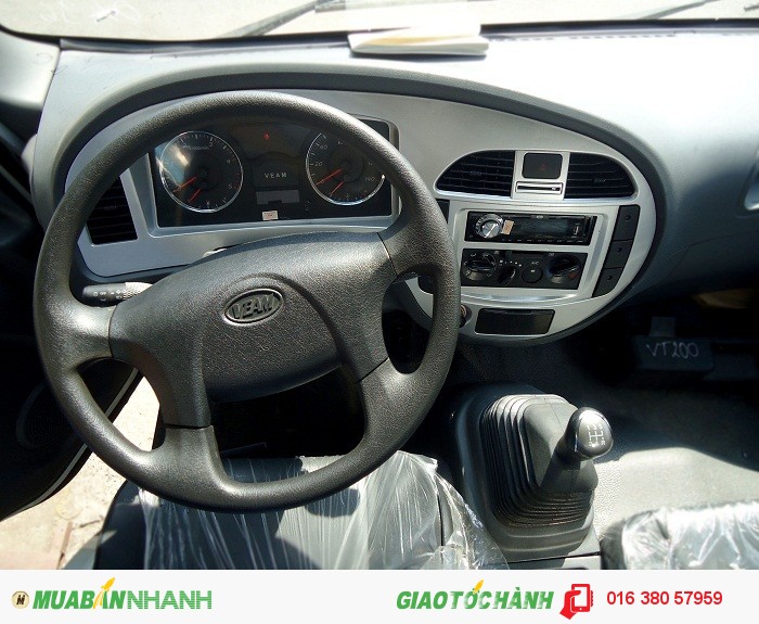 Xe Tải Veam VT200 Thùng Mui Bạt-Xe Có Liền Nha-- Hỗ Trợ Vay-Giá Cạnh Tranh