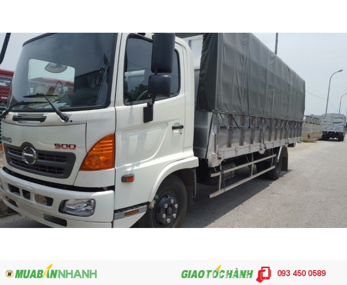 Bán xe HINO FC9JLSW - 6 tấn thùng 6,7m