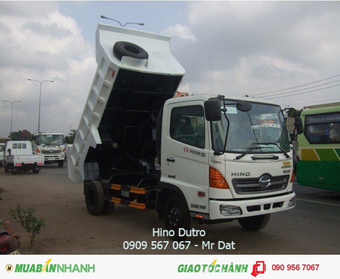 Xe tải tự đổ ben hino hd130 hàng nhập khẩu nguyên chiếc từ Châu Á chất lượng Châu Âu
