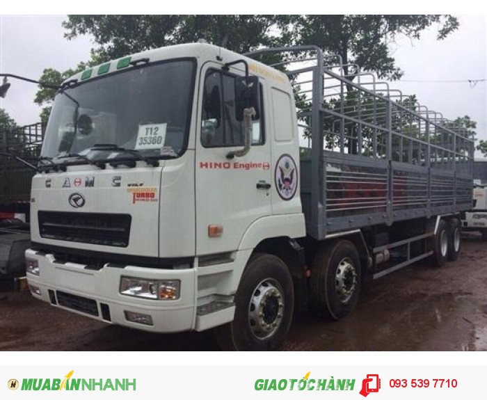 Giá bán xe tải Camc 4 chân 18 tấn, 4 chân 17T9 máy Hino 320HP Chính hãng
