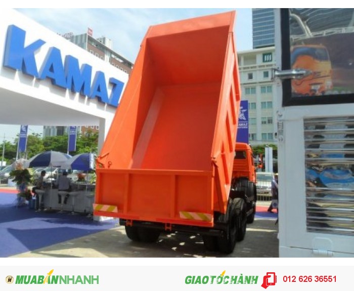 Xe tải Ben Kamaz 65115 -15 tấn trả góp lãi suất thấp, giao xe toàn quốc