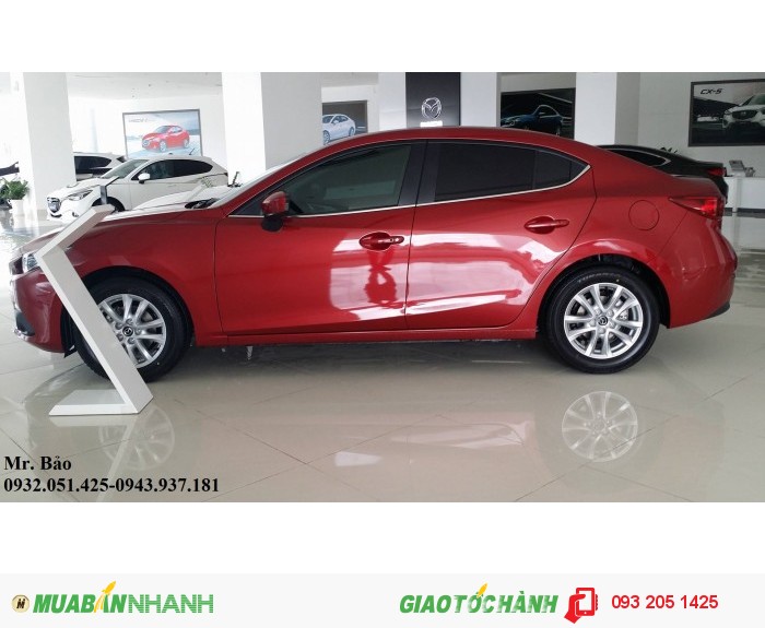 Chỉ cần 136tr+10 Thuế+PĐK+80% Ngân hàng bạn có thể sở hữu ngay Mazda 3 1.5L AT Skyactiv Sedan