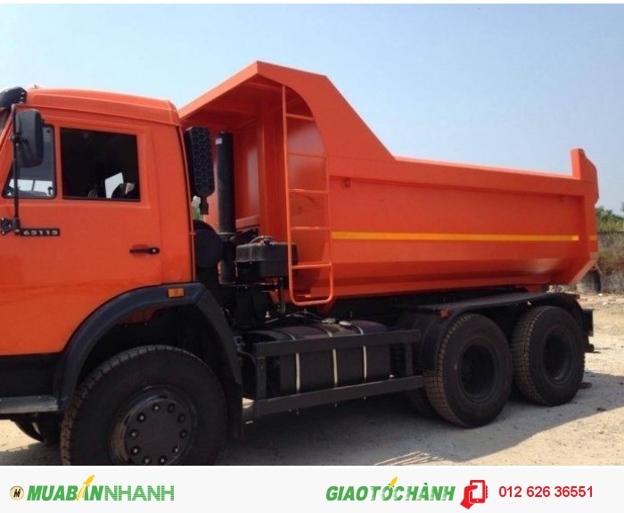Bán xe ben Kamaz 65115 15 Tấn (6x4) 10.3m3 Nhập khẩu 2016 giá rẻ