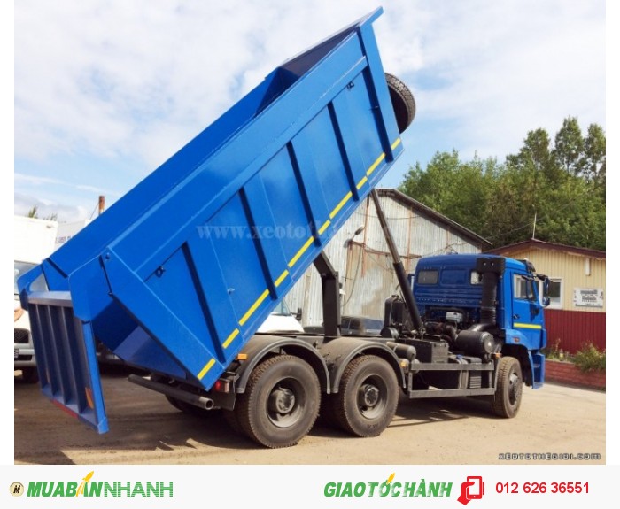 Bán xe ben Kamaz 65115 15 Tấn (6x4) 10.3m3 Nhập khẩu 2016 giá rẻ