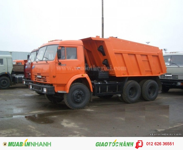 Bán xe ben Kamaz 65115 15 Tấn (6x4) 10.3m3 Nhập khẩu 2016 giá rẻ