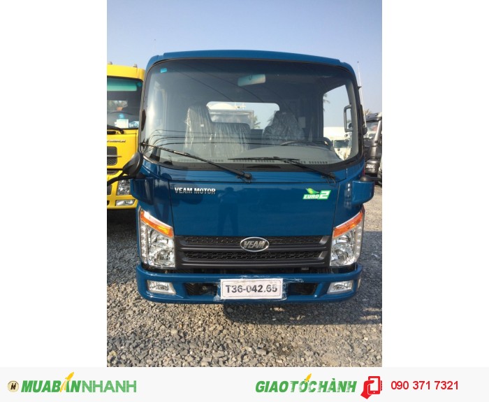 Bán xe tải Veam VT200-1 tải trọng 1T99 kính điện thùng dài giá rẻ động cơ Hyundai