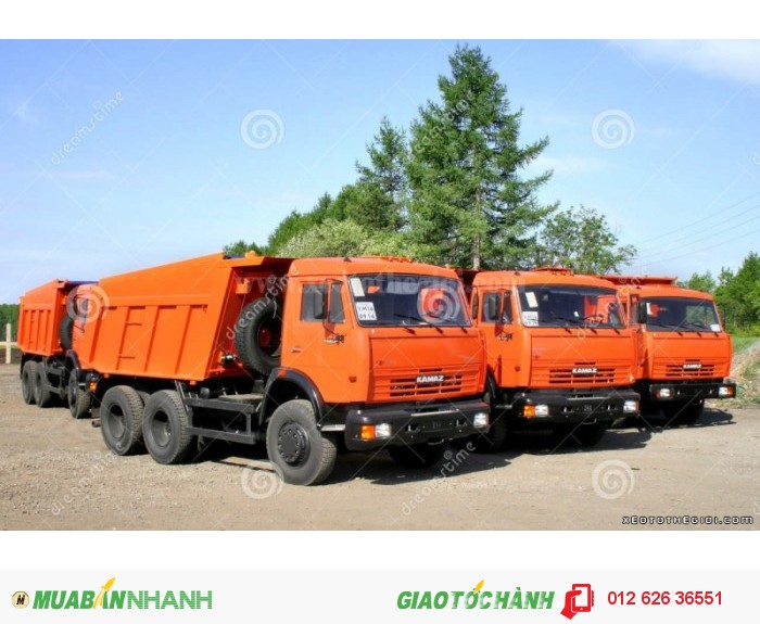 Thông tin Bán xe ben Kamaz 65115 (6x4) 10.3m3 Nhập khẩu 2016