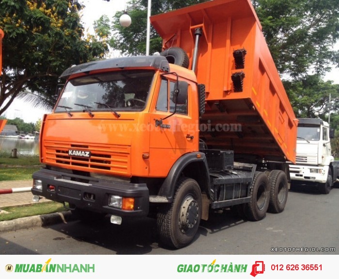 Thông tin Bán xe ben Kamaz 65115 (6x4) 10.3m3 Nhập khẩu 2016