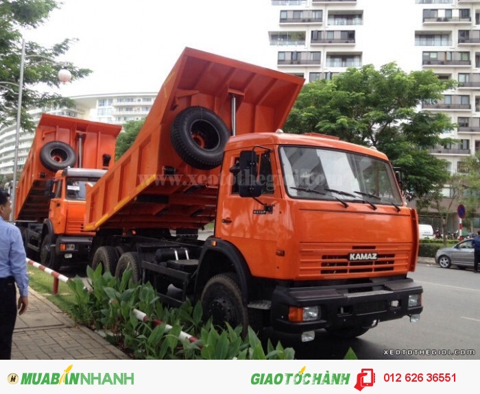Thông tin Bán xe ben Kamaz 65115 (6x4) 10.3m3 Nhập khẩu 2016
