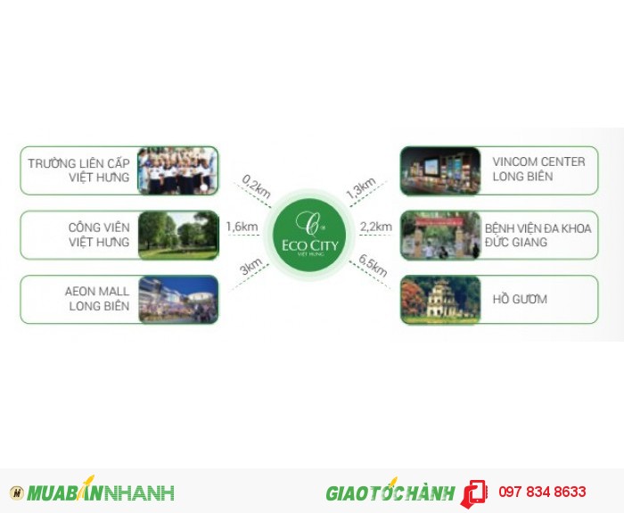 Nhận Đặt Chỗ Đẹp - Giá Tốt cho Eco City Việt HƯng Phong cách Hoàng Gia