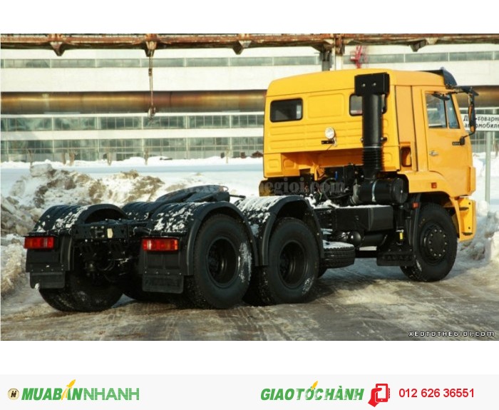Bán Đầu kéo Kamaz 65116 (6x4) 38 tấn, Bán xe đầu kéo Kamaz nhập khẩu Nga