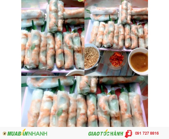 Gỏi tôm cuốn - ngon như nhà cuốn