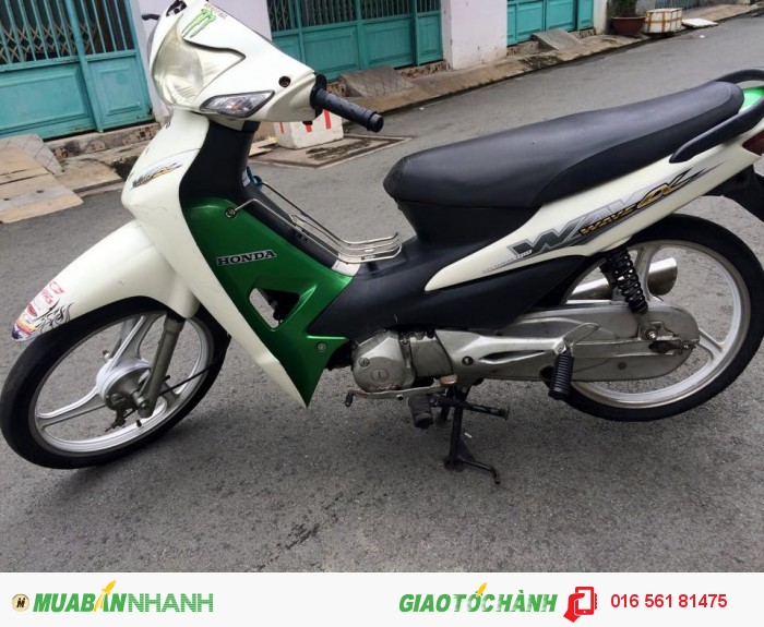 Wave A (anpha) 50cc màu trắng,máy êm,chạy ngon