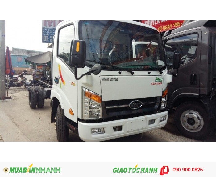Đại lý bán xe tải veam Sài gòn 2 tấn vt200 1 thùng dài 4.3 mét giá rẻ tại sài gòn