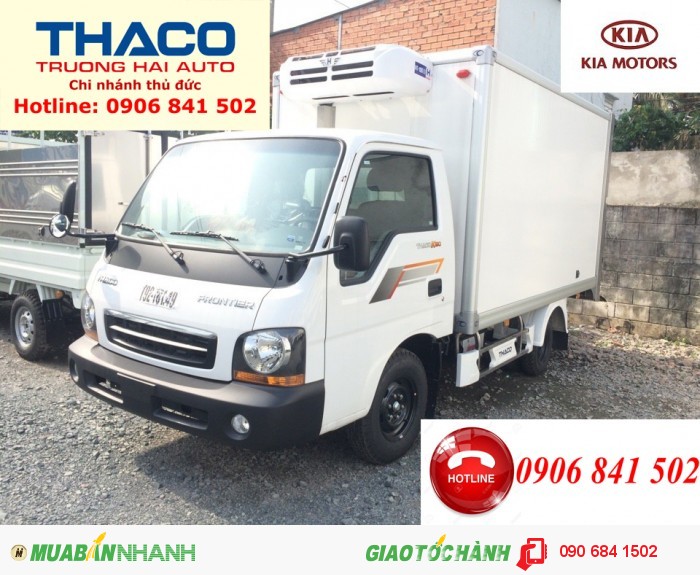 Bán xe tải KIA đông lạnh trả góp, xe tải KIA đông lạnh 1.49 tấn nhiều ưu đãi