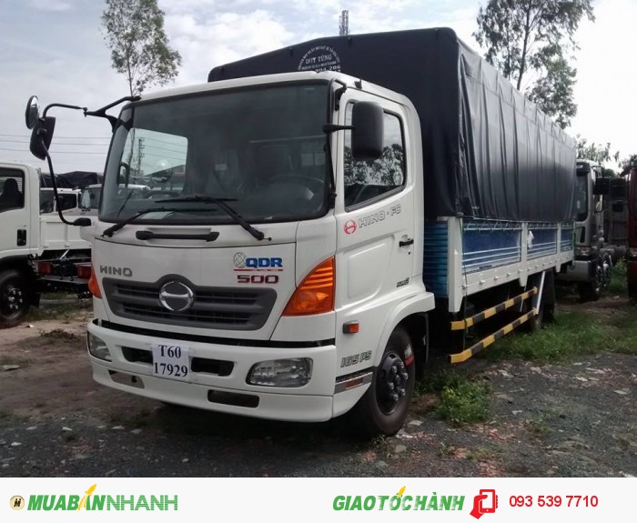Giá xe tải Hino 6T4/6 tấn 4 trả góp giá rẻ nhất TP.HCM