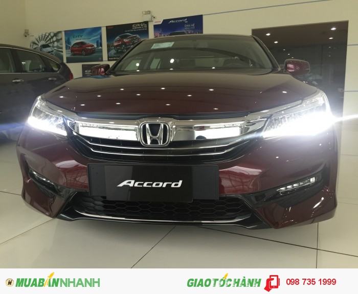 Bán Accord 2016 màu đỏ, nhập Thái giá 1.470.000.000