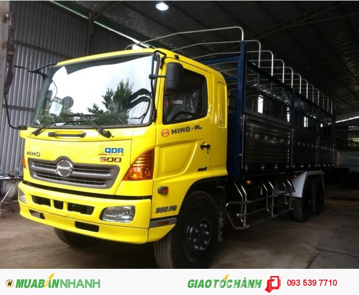 Bán xe tải Hino 3 chân 15 tấn, 3 chân 16 tấn nhập khẩu thùng mui bạt