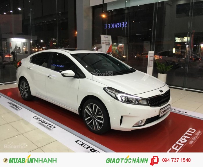 Kia K3(Cerato) mới 2016 rẻ nhất giá 582 triệu, trả góp vay 80%.