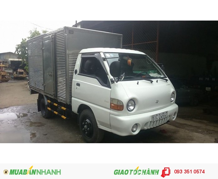 Hyundai h100 porter 1t25, thùng kín.