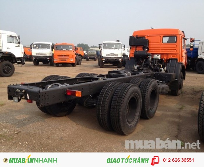 Xe tải Kamaz 53228 14 tấn (khối) 6x6 thùng dài 6.7m nhập khẩu