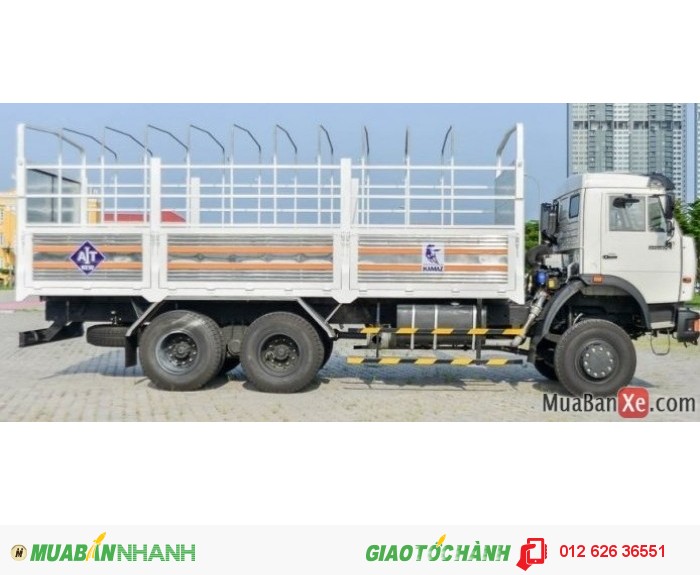 Xe tải Kamaz 53228 14 tấn (khối) 6x6 thùng dài 6.7m nhập khẩu