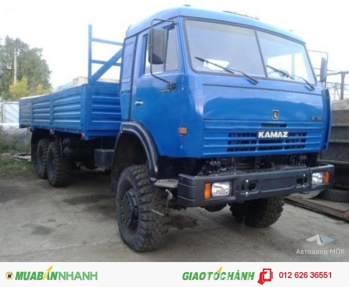 Xe tải Kamaz 53228 14 tấn (khối) 6x6 thùng dài 6.7m nhập khẩu