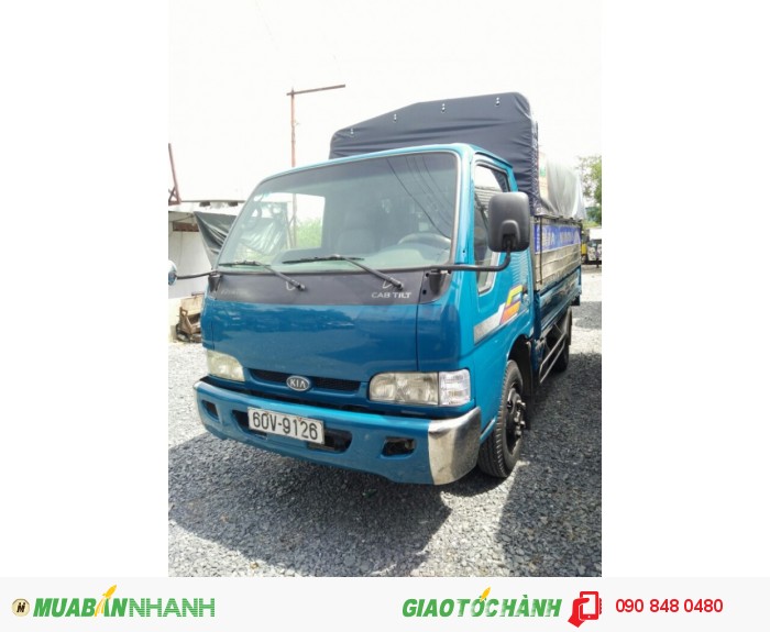 Kia đời 2003 mui bạc 1t1