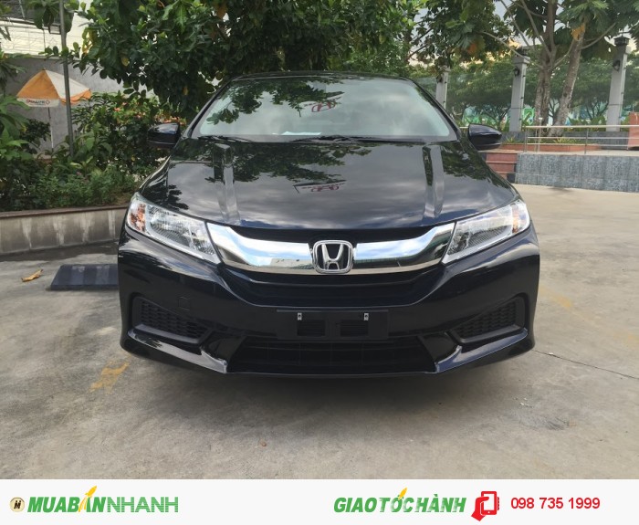 Bán City MT 2016 màu đen với giá 533 triệu, hỗ trợ vay 80%, giao xe ngay