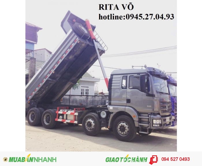 Bán Khẩn! xe ben shacman 4 chân 2016 đã có mặt tại TP HCM