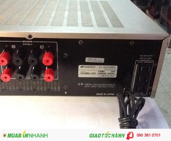 Bán chuyên ampli sansui 507MRV hàng bãi mới ,đẹp long lanh .