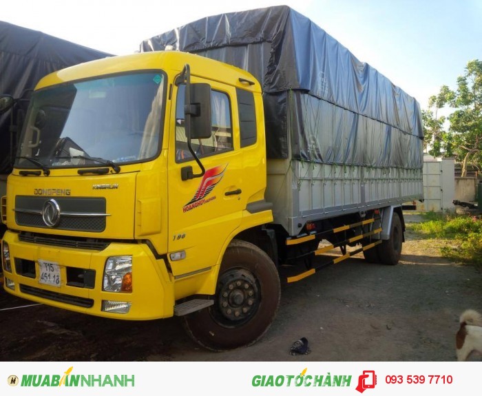 Bán xe tải Dongfeng 8T5. Giá bán xe tải Dongfeng 8T5/8.5 tấn B190 Hoàng Huy