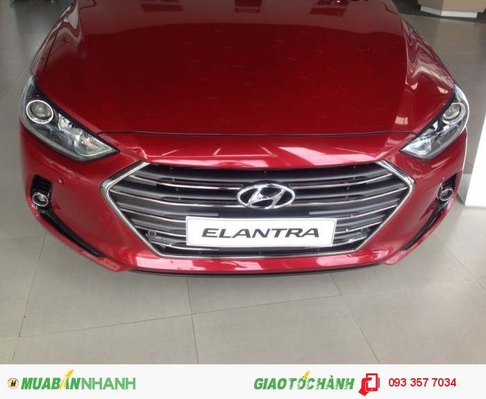 Elantra 2016 giá tốt, hoàn toàn mới là dài 4.570mm, rộng 1.800mm