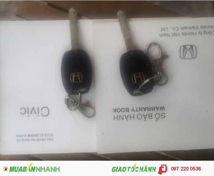 Bán Honda Civic 1.8AT cũ đời 2012, màu trắng