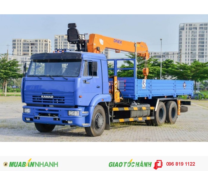 Xe Tải Kamaz 65117 Gắn Cẩu 7 Tấn, khuyến mãi lớn cùng quà tặng hấp dẫn