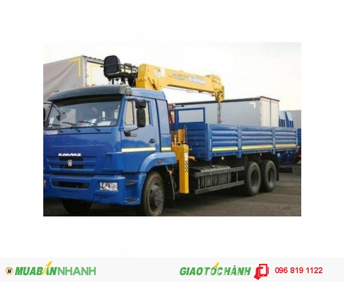 Xe Tải Kamaz 65117 Gắn Cẩu 7 Tấn, khuyến mãi lớn cùng quà tặng hấp dẫn