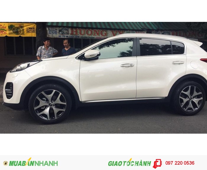 Bán Kia Sportage GT line 2015 cũ, odo lướt màu trắng