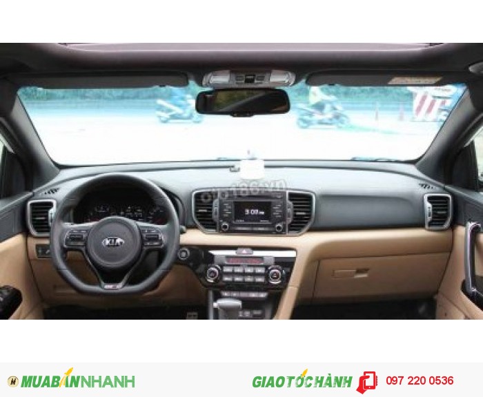 Bán Kia Sportage GT line 2015 cũ, odo lướt màu trắng